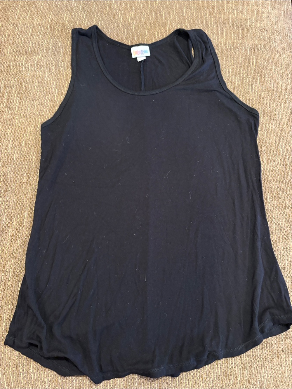 LuLaRoe Black Scoop Neck Tank Top